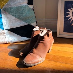 Madewell Billie boots cognac leather 7.5